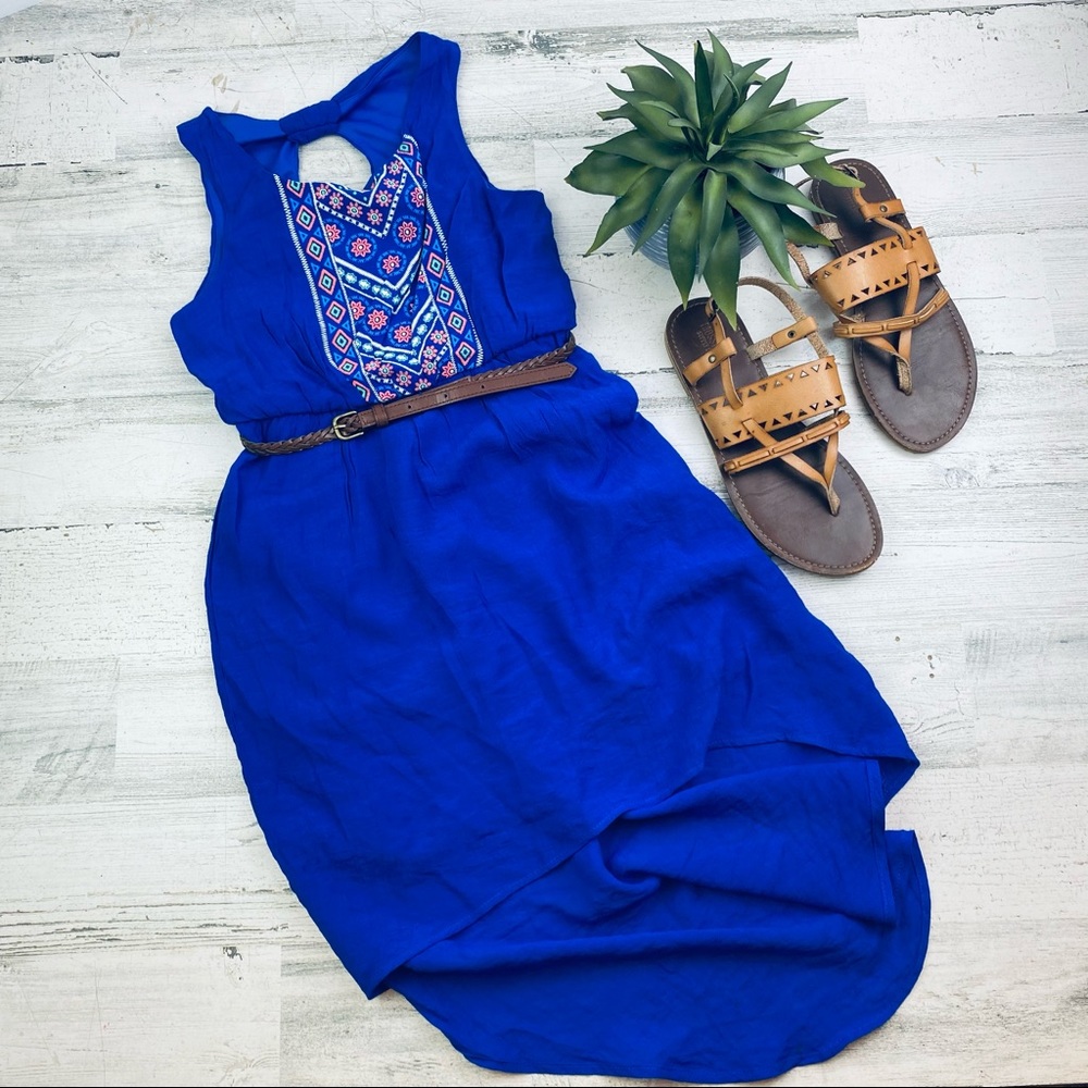 Xhilaration Aztec dress with belt size M